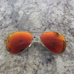 DIFF Orange Sunglasses